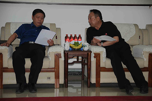 沁陽(yáng)市委副書(shū)記劉明勝一行蒞臨我調研